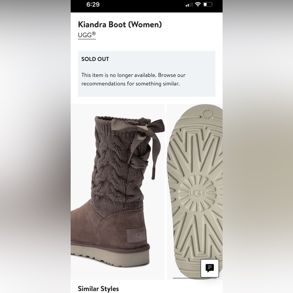 Women’s size 6 authentic uggs, never worn/new, didn’t fit me - Picture 1 of 7